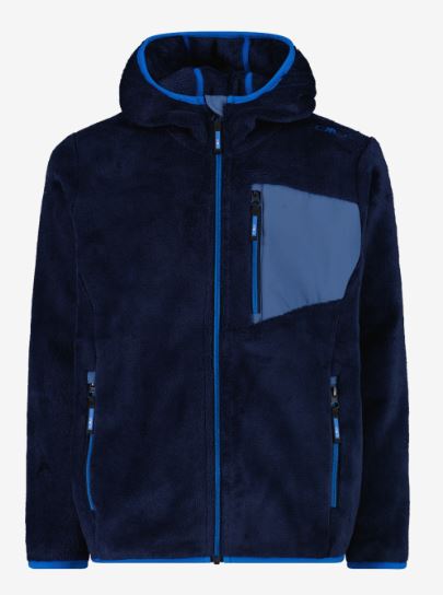 31P1504 B PILE ZIP E CAPPUCCIO BAMBINO CMP - immagine 3