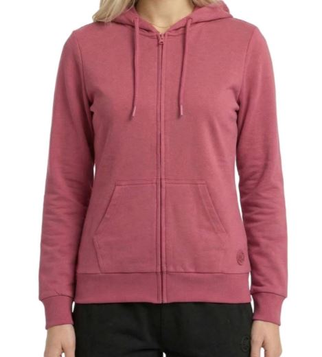 W FELPA ZIP E CAPPUCCIO DONNA LEONE - immagine 2